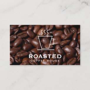 Coffee Cup Coffee Beans Barista Business Card