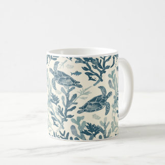 Coffee cup - Coffee cup with animals, turtles
