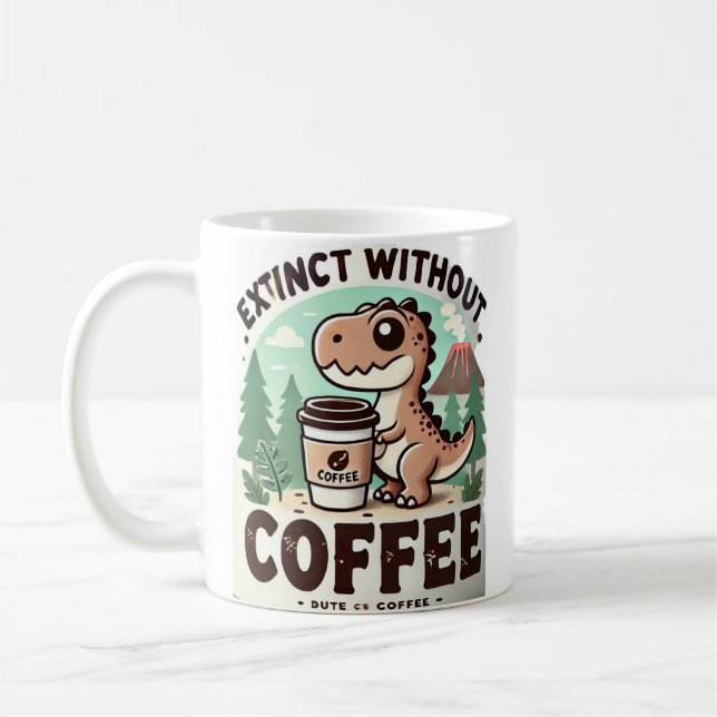 Coffee Cup - Fun Dinosaur Cup (Left)