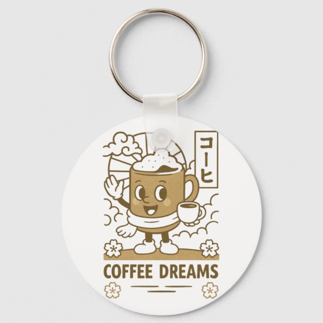 coffee cup keychain (Front)