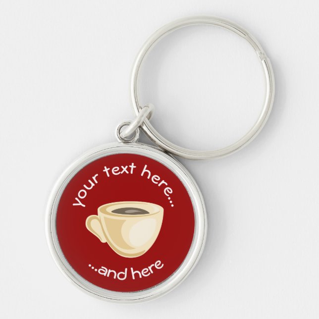 Coffee Cup Keychain (Front)