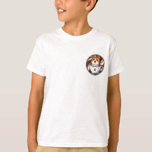 Coffee Cup Kitten Kids T-Shirt
