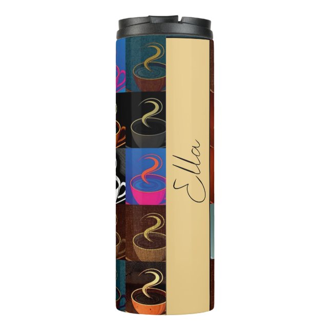 coffee cup montage personalized (Back)