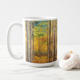 Coffee Cup Mug - Acadia Forest Birch Trees #2