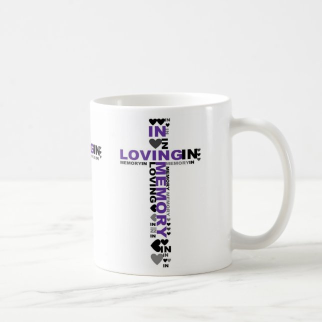 Coffee Cup Mug In Loving Memory Memorial Sympathy (Right)