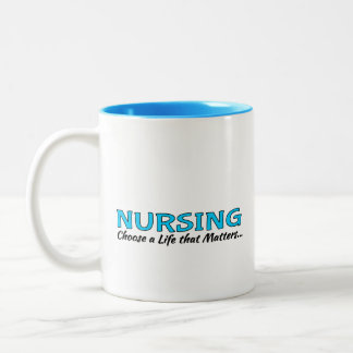 Coffee Cup: Nursing Two-Tone Coffee Mug