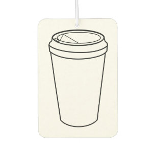 Coffee Cup (Paper To-Go) Air Freshener