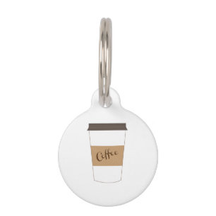 Coffee Cup Pet Tag