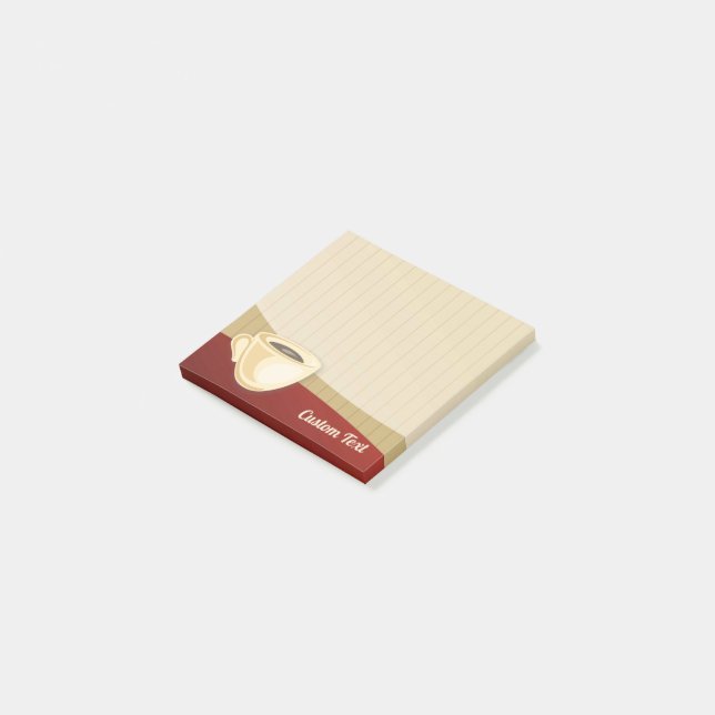 Coffee Cup Post-it Notes (Angled)