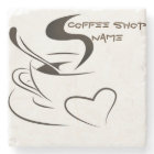 Coffee cup steaming barista design