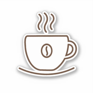 Coffee cup Sticker