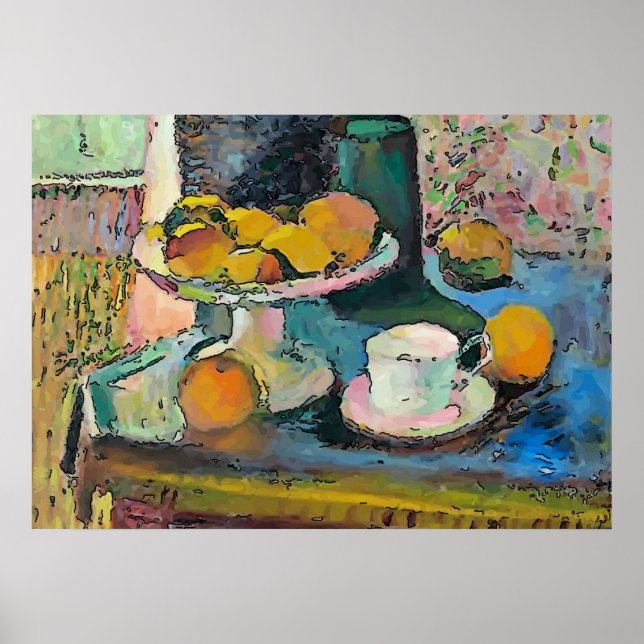 Coffee Cup Still Life, add text, posters (Front)