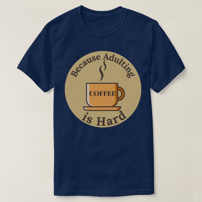 Coffee Cup Vintage 2 T-Shirt (Design Front)