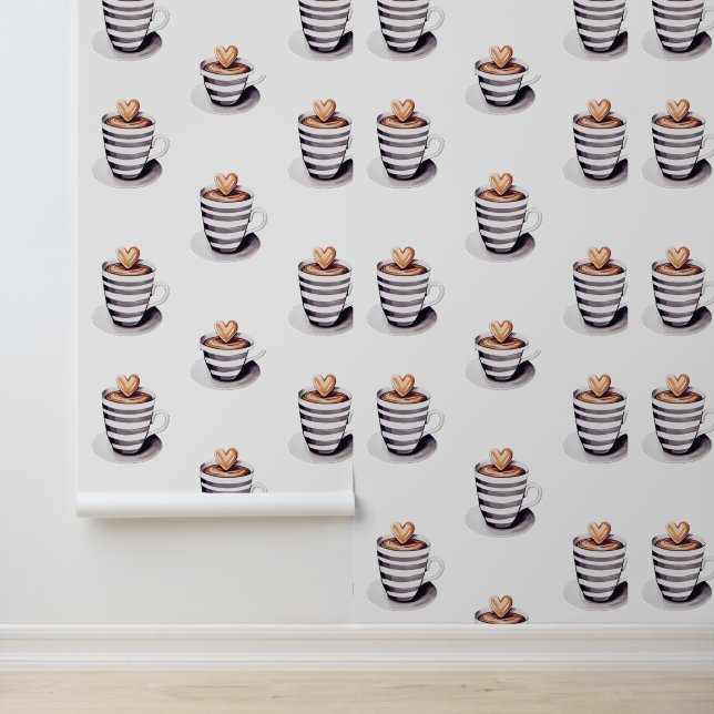 Coffee cup wall paper wallpaper (Application)