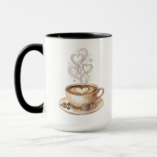 Coffee Cup Watercolor Illustration Mugs and Cups