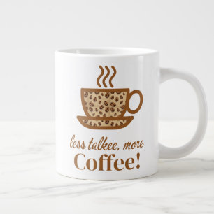 Coffee Cup with a Playful Wake-Up Message