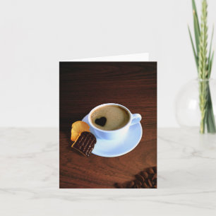 Coffee Cup with Heart Shaped Foam Card
