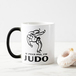 Coffee cup with Judo motif