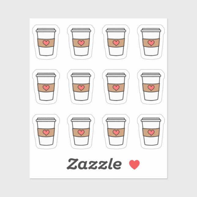 Coffee Cups Coffee Break Reminder Bujo Planner (Sheet)