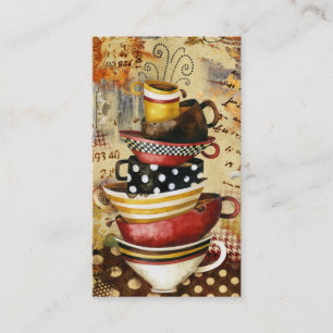 Coffee Cups Divine Business Card