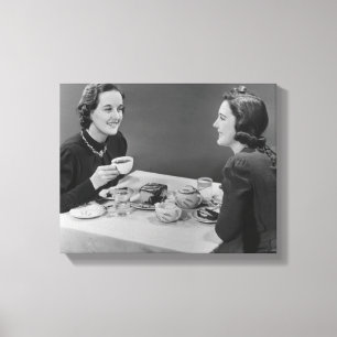 Coffee Date Canvas Print