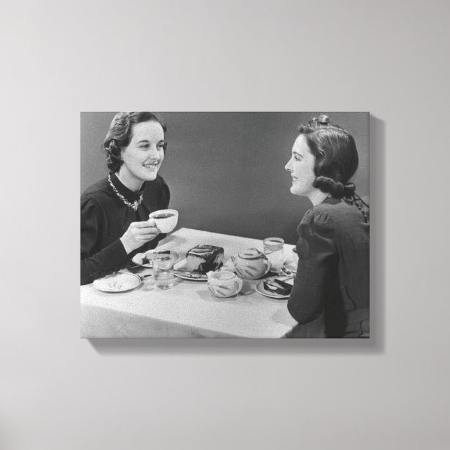 Coffee Date Canvas Print (Front)