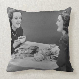 Coffee Date Throw Pillow