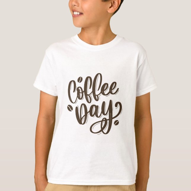 Coffee day kids t-shirt (Front)
