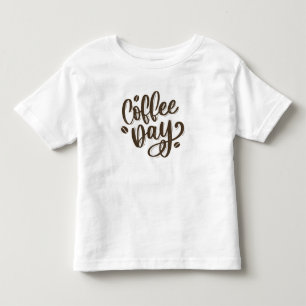 Coffee day toddler t-shirt