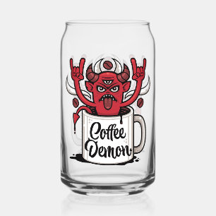 Coffee Demon Can Glass