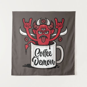 Coffee Demon Tapestry