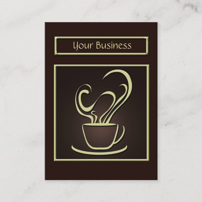 Coffee Design Business Card (Front)