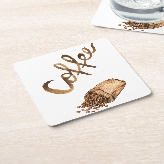 Coffee Design Coasters (Angled)