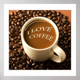 Coffee Design Poster/print 24x24 Poster