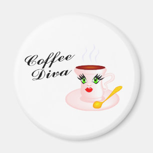 Coffee Diva Magnet