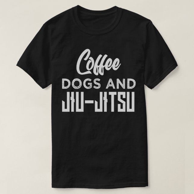 Coffee Dogs Jiu Jitsu T-Shirt (Design Front)