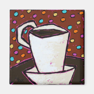 coffee dots magnet