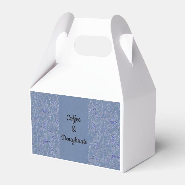 Coffee & Doughnuts Favor Box (Front Side)