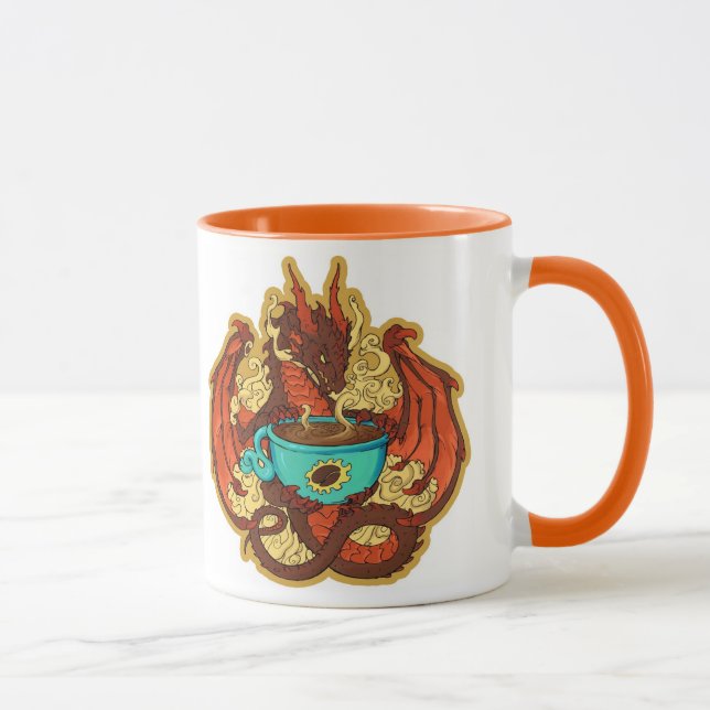 Coffee Dragon Mug (Right)