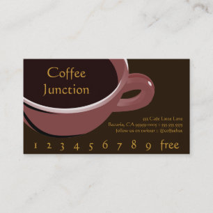 Coffee Drink Punch / Loyalty Card