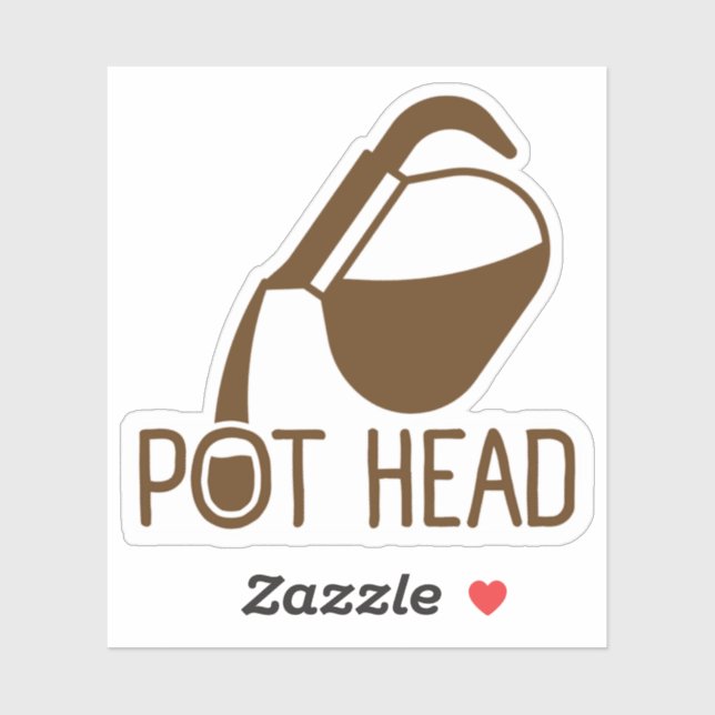 Coffee Drinker Pot Head (Sheet)