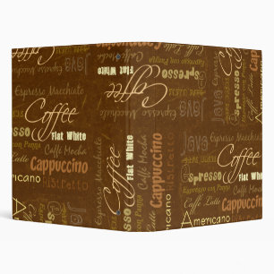 Coffee Drinks Binder