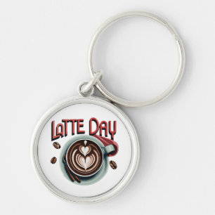 Coffee Drinks Keychain