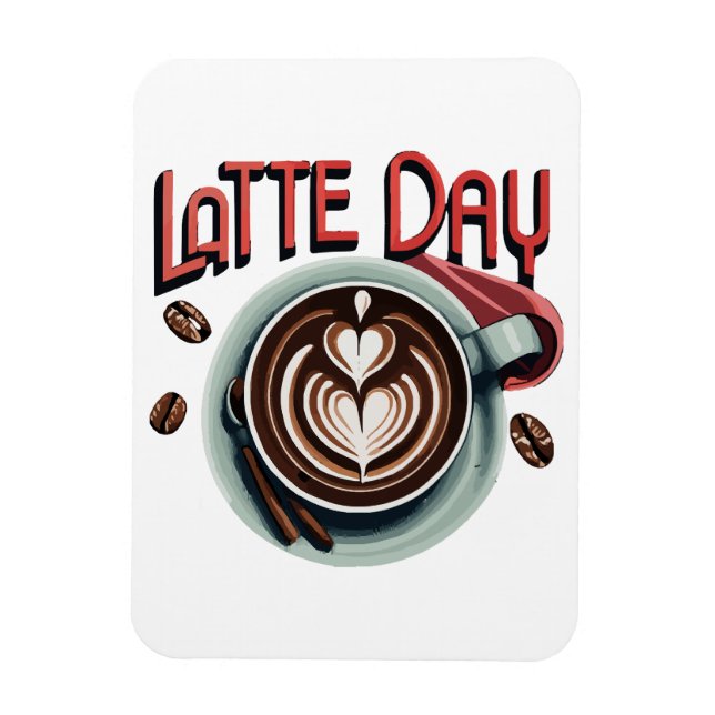 Coffee Drinks Magnet (Vertical)