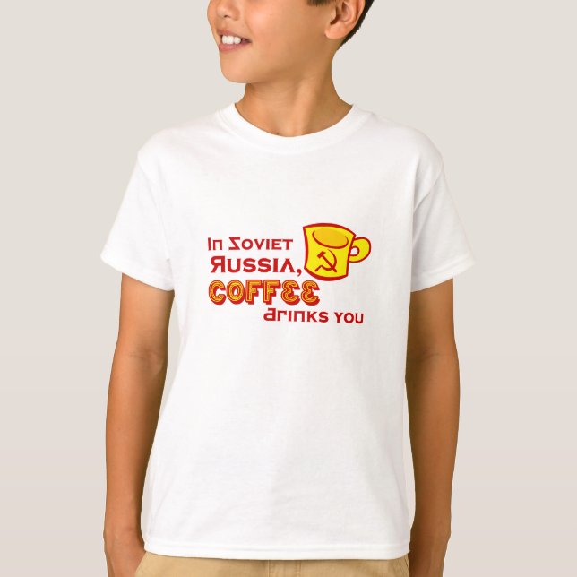 Coffee Drinks You Kids Shirt (Front)