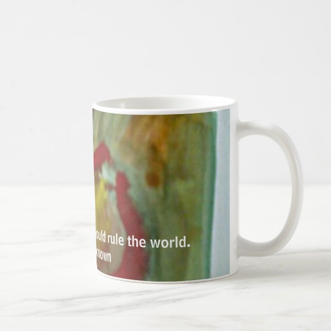 Coffee Drop, Given enough coffee, I could rule ... Coffee Mug (Right)