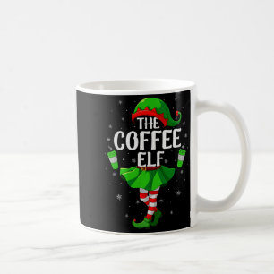 Coffee Elf Christmas Girls Women Elf Squad Xmas Fa Coffee Mug