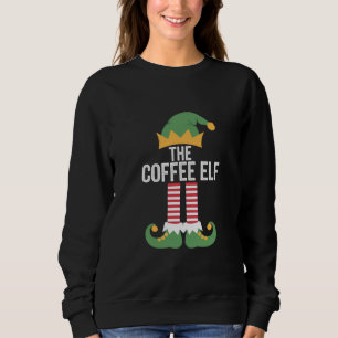 Coffee Elf Family Matching Group Christmas Sweatshirt