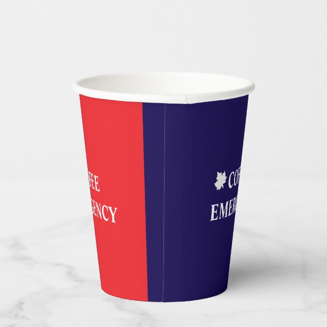 COFFEE EMERGENCY PAPER CUPS (Right)