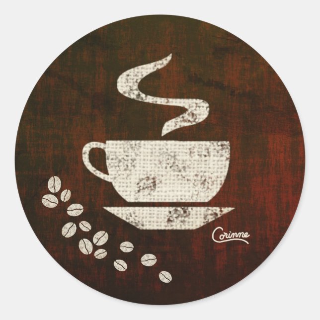 Coffee - Envelope Stickers (Front)